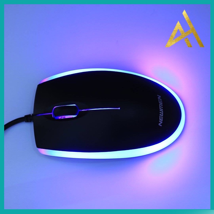 Chuột Máy Tính Gaming Đèn LED Có Dây NEWMEN N107 PLUS Chuột PC Laptop Mouse Chuyên Game Văn Phòng Làm Việc