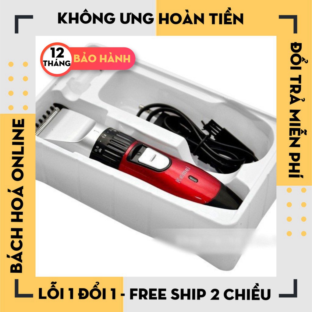 Tông đơ kemei 730, tông đơ chính hãng công suất 2W