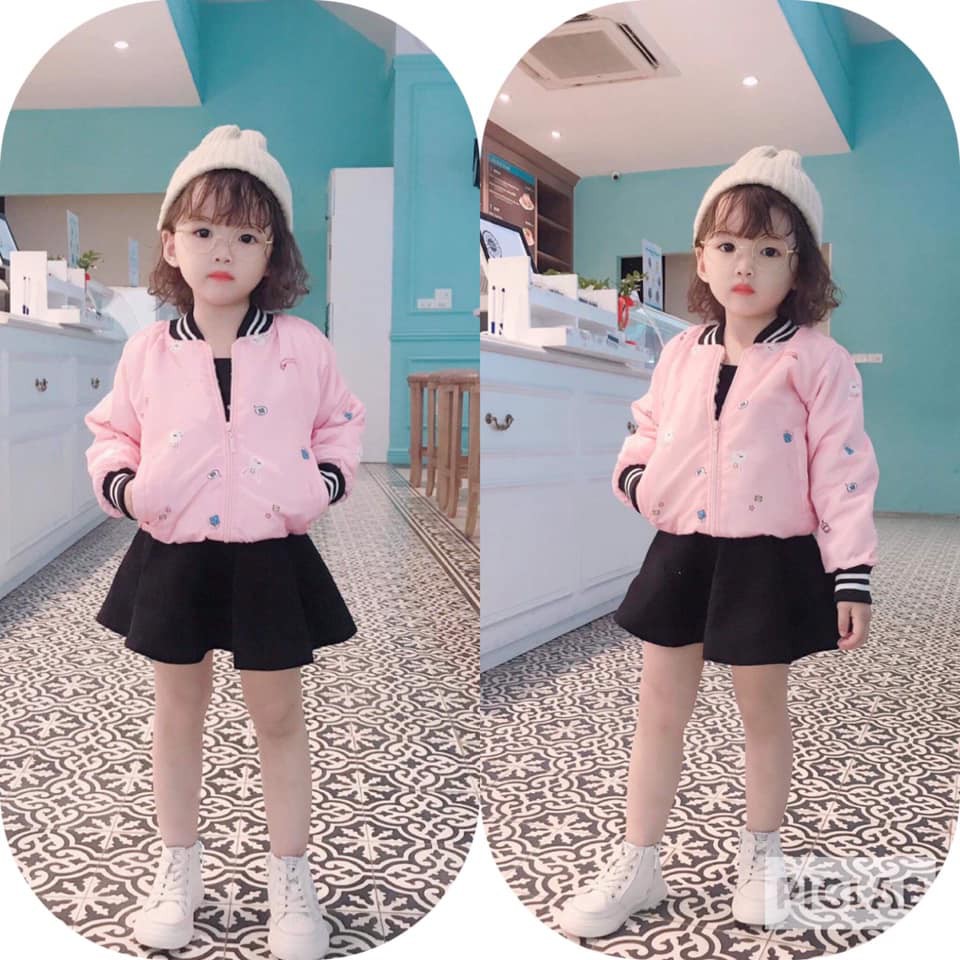 áo phao lót lông cừu xuất dư siêu đẹp cho bé trai bé gái