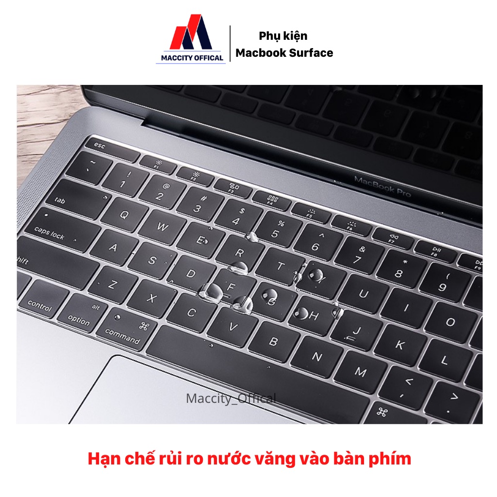 PHỦ BÀN PHÍM SILICON DÀNH CHO MACBOOK-BẢO VỆ BÀN PHÍM, CHỐNG NƯỚC, CHỐNG BỤI BẨN