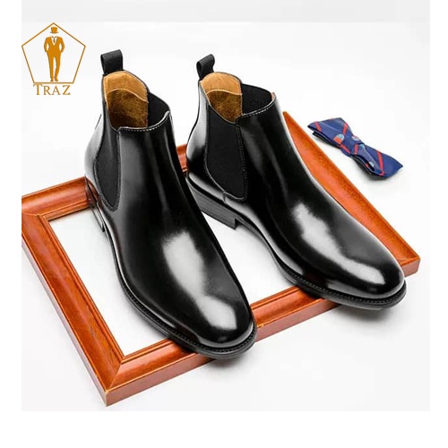 Giày bốt boots nam Cao Cổ TRAZ Chelsea Boots Classic(đặt lùi 1 size)