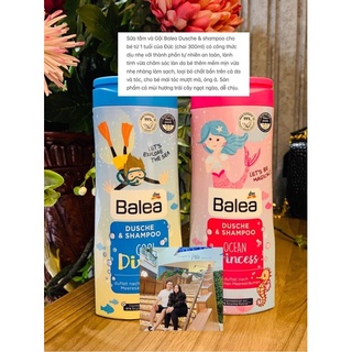 Sữa tắm và Gội Balea Dusche & shampoo cho bé 300ml