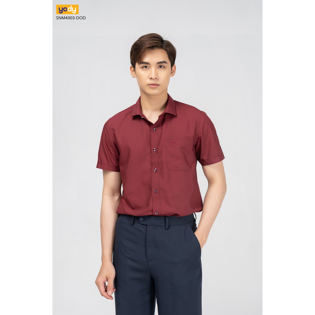 Áo Sơ Mi Nam YODY Tay Ngắn 2 Túi Classic, Chất Liệu Cao Cấp Dáng Công Sở Mã SP SNM4003 | BigBuy360 - bigbuy360.vn