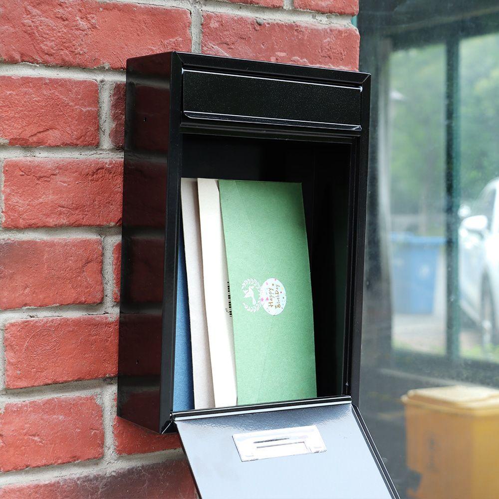 BEBETTERM Hộp Thư Treo Tường Bằng Sắt Có Khóa