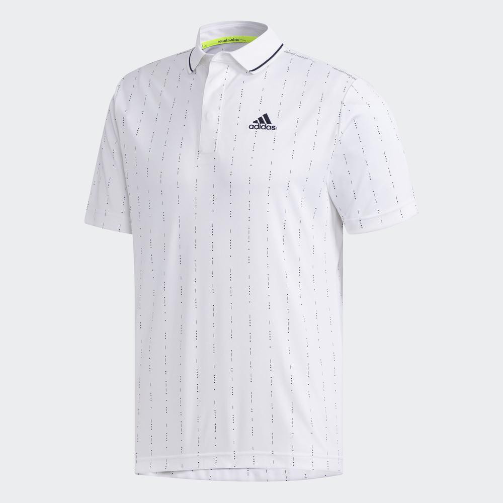 [Mã WABRD7 giảm 150K đơn 1 Triệu] adidas GOLF Áo polo kẻ sọc Nam Màu trắng FJ6424