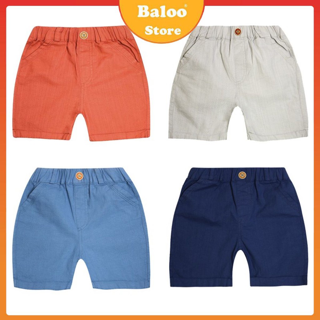 Quần đùi kaki cho bé trai - Quần ngố bé trai năng động - BALOO SHOP