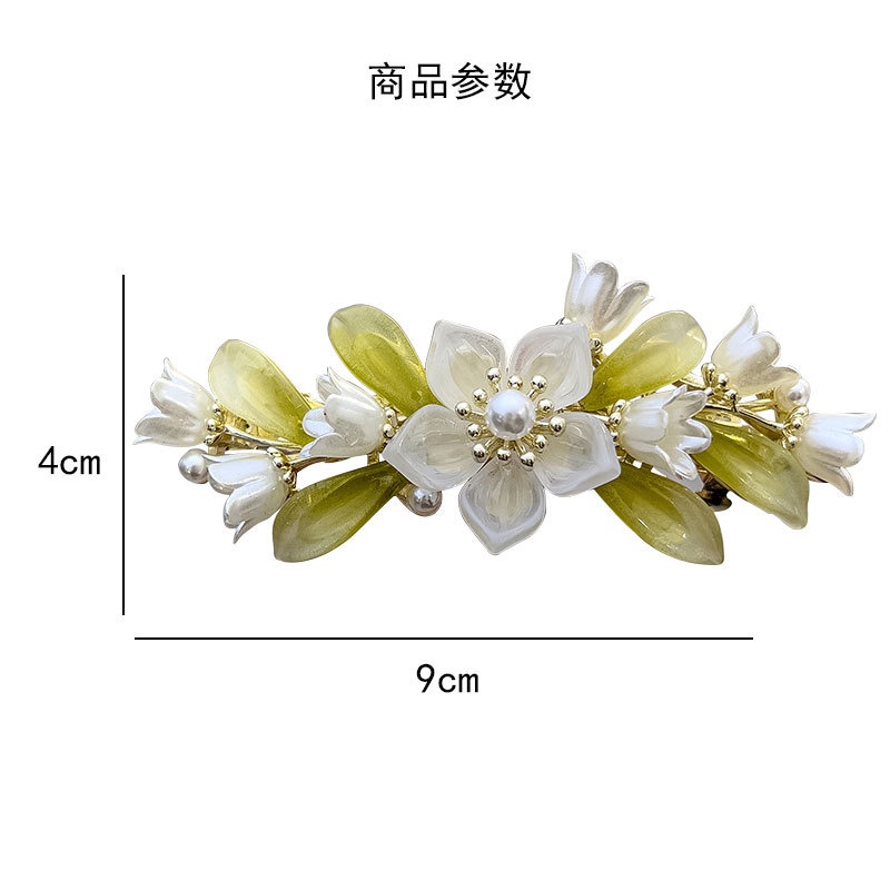 Kẹp Tóc Hoa Lily Thời Trang Sang Trọng