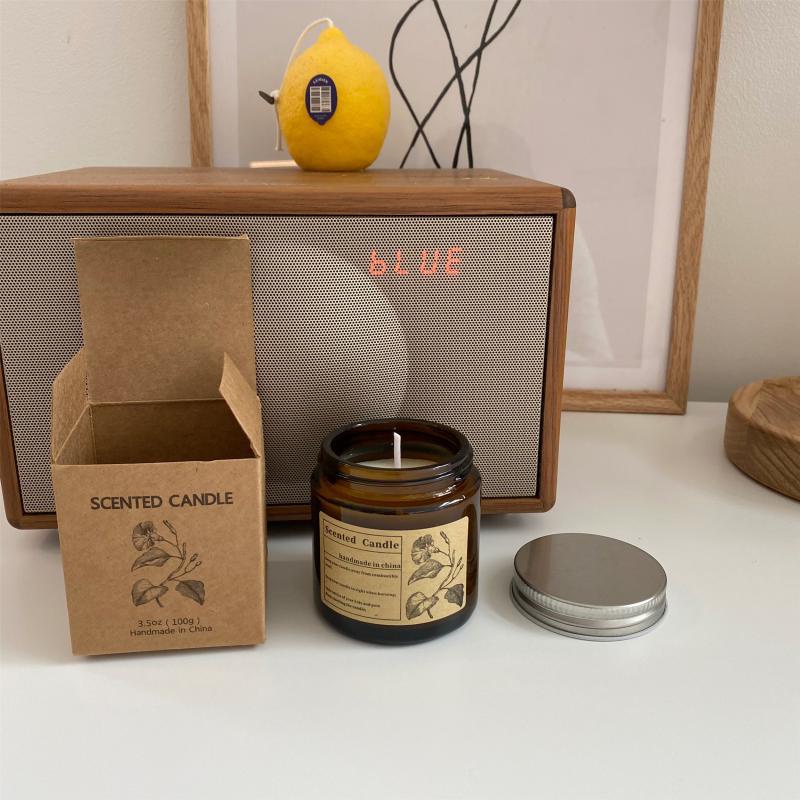 Nến thơm phòng tinh dầu không khói đẹp, nến thơm sáp đậu nành scented candle K-House Smart