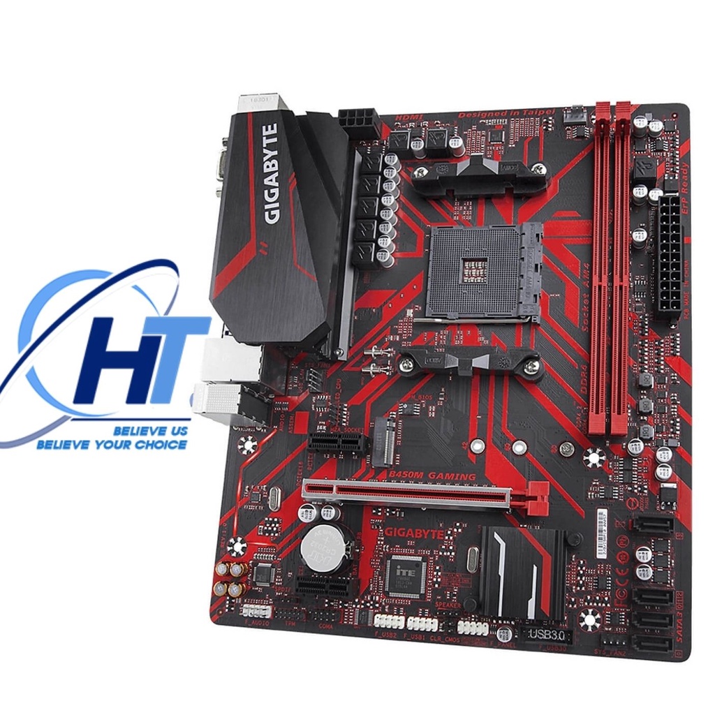 Bo Mạch Chủ Gigabyte GA-B450M Gaming - KHÔNG HỘP