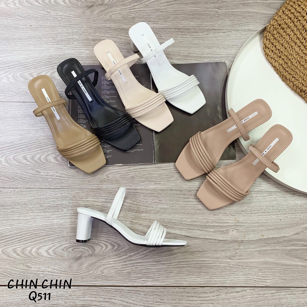 GIÀY SANDAL NỮ CHIN CHIN DÂY NGANG 7P VNXK