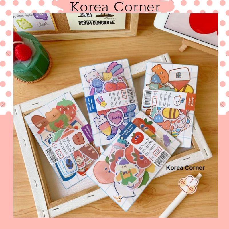 SET 20 STICKER TRANG TRÍ HÌNH ĐỒ ĂN