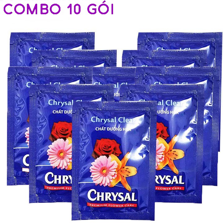 NƯỚC DƯỠNG HOA LÂU TÀN HÀ LAN Chrysal - [10 Gói]