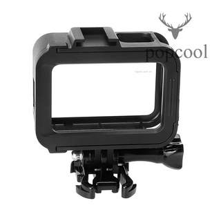 Bảo Vệ Bộ Khung Gắn Máy Ảnh Gopro Hero 8 Màu Đen Có Ổ Cắm Tháo Lắp Nhanh Và Ốc Vít