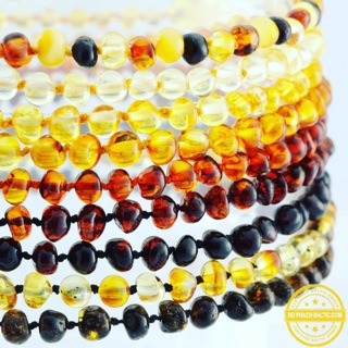 Vòng cổ Amber cho bé size 35-36 cm