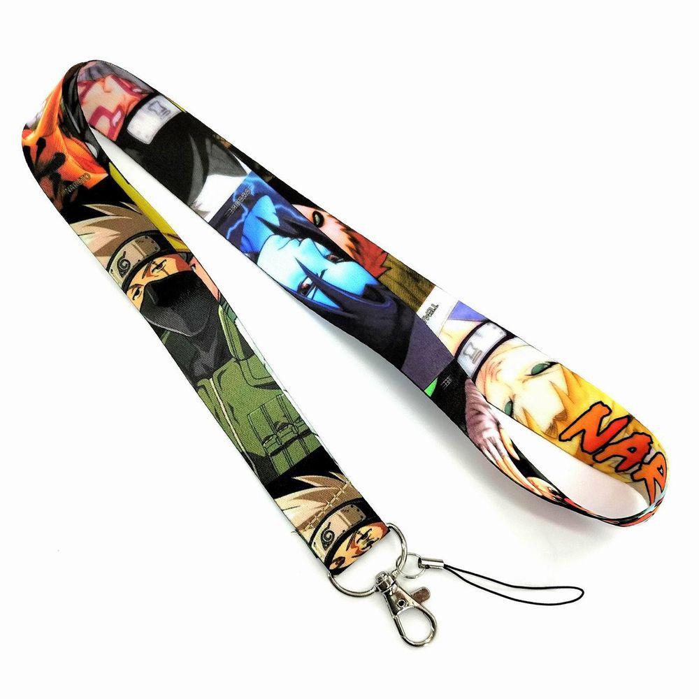 Dây Đeo Thẻ ID / Điện Thoại Họa Tiết Hoạt Hình Naruto Đám Mây Đỏ