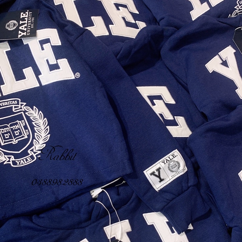 Áo hoodie nỉ Yale croptop