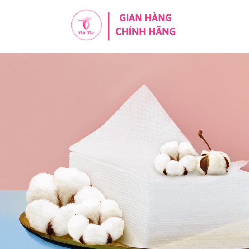 Khăn lau mặt dùng 1 lần dạng nén 100% cotton mềm mịn, kháng khuẩn tốt, bảo vệ làn da khỏi mụn Việt Thư