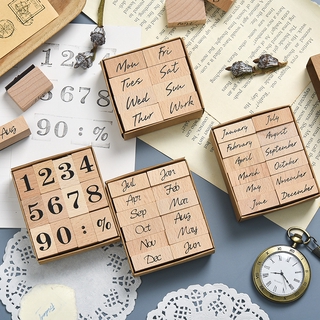 Con dấu bằng gỗ kiểu vintage