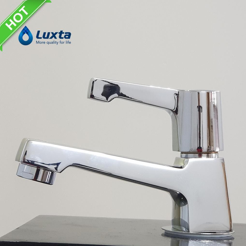 Vòi lavabo rửa mặt Cao cấp gạt Luxta L1114T1, bảo hành 05 năm