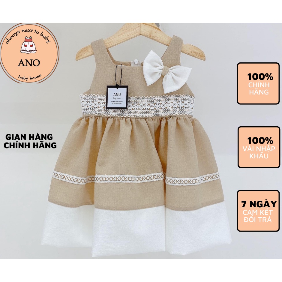 Váy Nâu Nơ ANo baby house