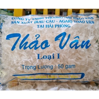 [Combo 10gói x 50gr/gói] Rau câu sợi Thảo Vân dùng làm bánh, gỏi chay. mặn, ăn kiêng: KETTO, DAS. HSD 2026