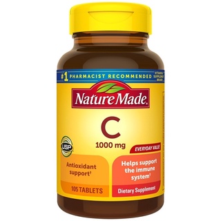 Viên uống nature made vitamin c 1000mg 105 viên