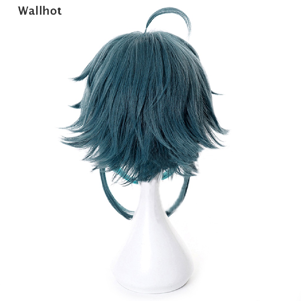 Tóc Giả Dài 40cm Màu Xanh Lá Cây Nhân Vật Trong Genshin Tác Động Mạnh