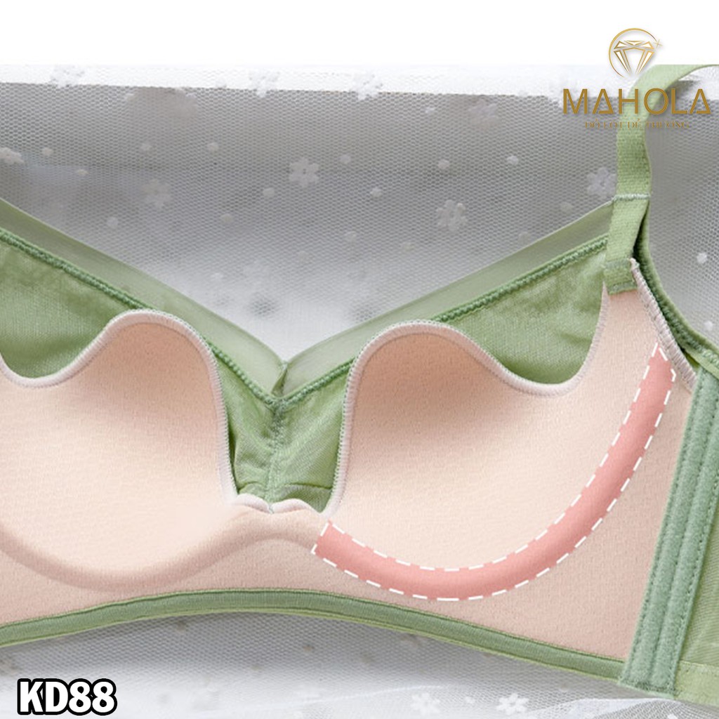 Áo lót đệm mỏng cup lớn không gọng cho người ngực to Mahola KD88