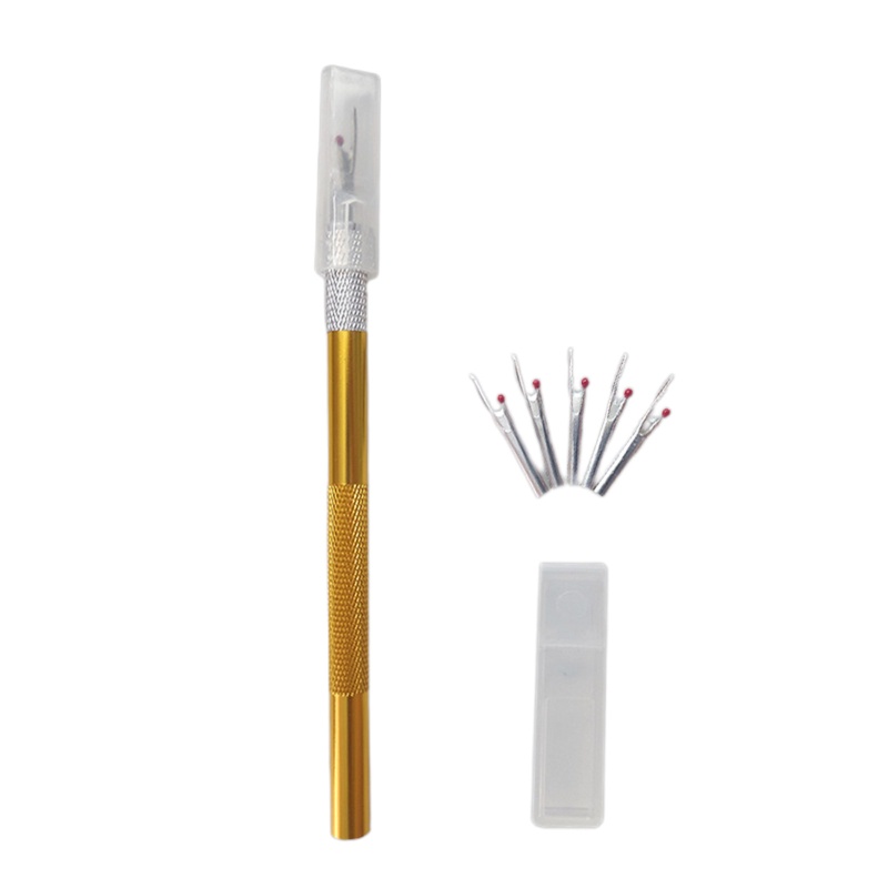Zone Bộ Dụng Cụ May Vá Với Tay Cầm Kim Loại Và Vỏ Trong Suốt