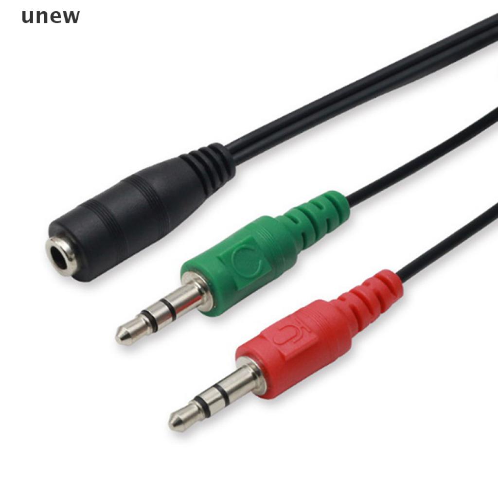 Đầu Chia Âm Thanh Tai Nghe 3.5mm Female Sang 2 Male Jack 3.5 Mic