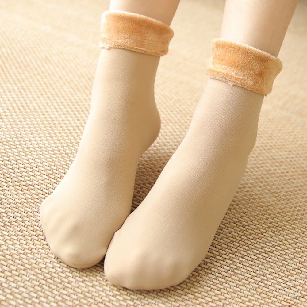 Vớ Giữ Ấm Màu Sắc Đơn Giản Thời Trang Mùa Đông Cho Nữ