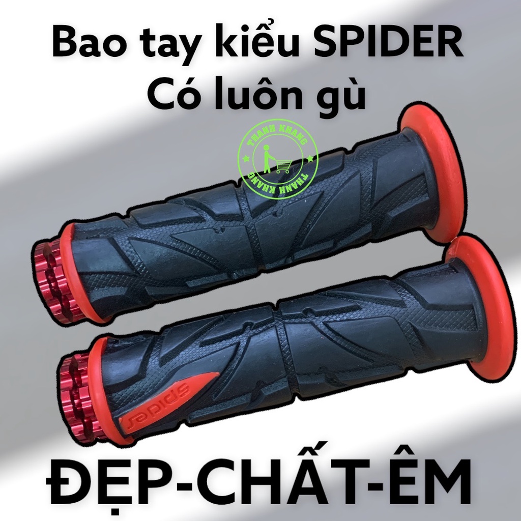 Bao tay xe máy kiểu spider có gù gắn mọi loại xe thanh khang.