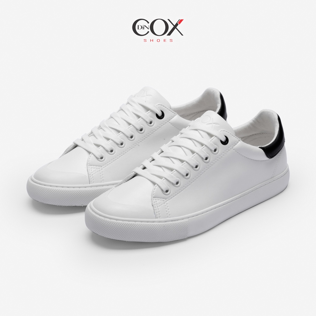 Giày Sneaker Da Nam Chính Hãng DINCOX C13 WHITE