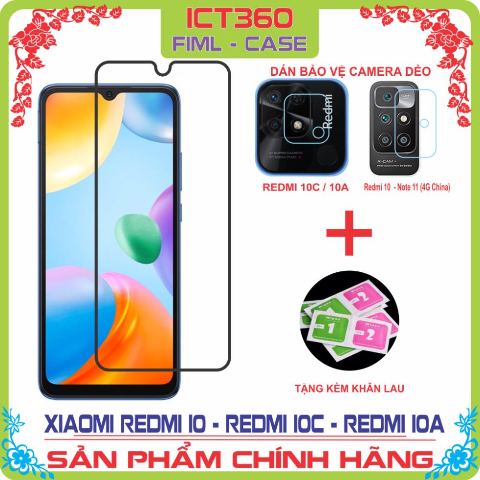 Kính Cường Lực, Dán PPF 4 Lớp, Dán Bảo Vệ Camera Xiaomi Redmi 10C, Redmi C40, Redmi 10A, Redmi 10