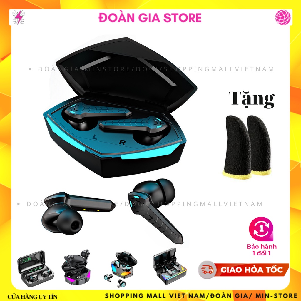 Tai nghe gaming bluetooth không dây P36 tặng kèm găng gaming - Tai nghe không dây Âm trầm đầy đủ HiFi Stereo ( Bản QT)