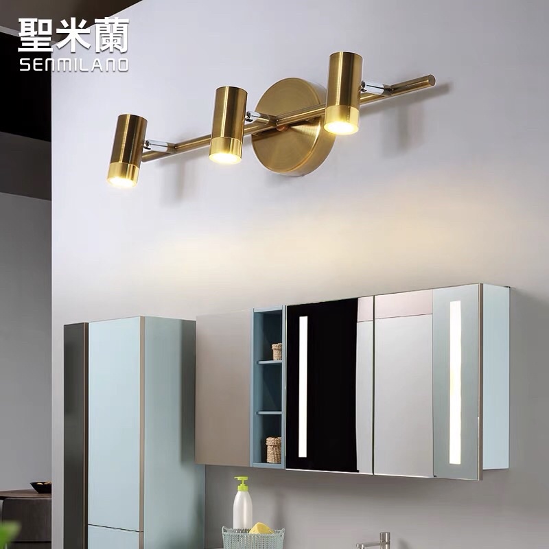 Đèn soi tranh soi gương nhà tắm loại 3 bóng có bảo hành