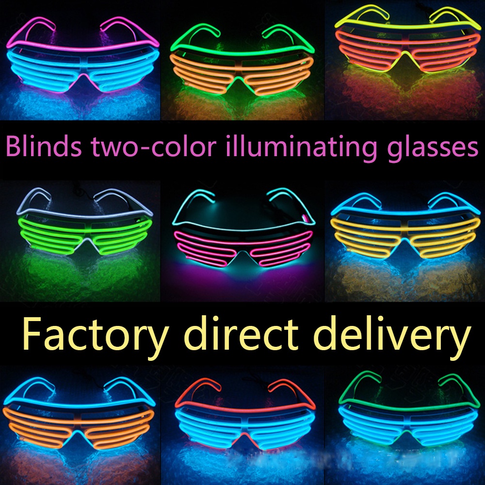 Kính Mát Có Đèn LED Phát Sáng Độc Đáo Cho Tiệc Halloween