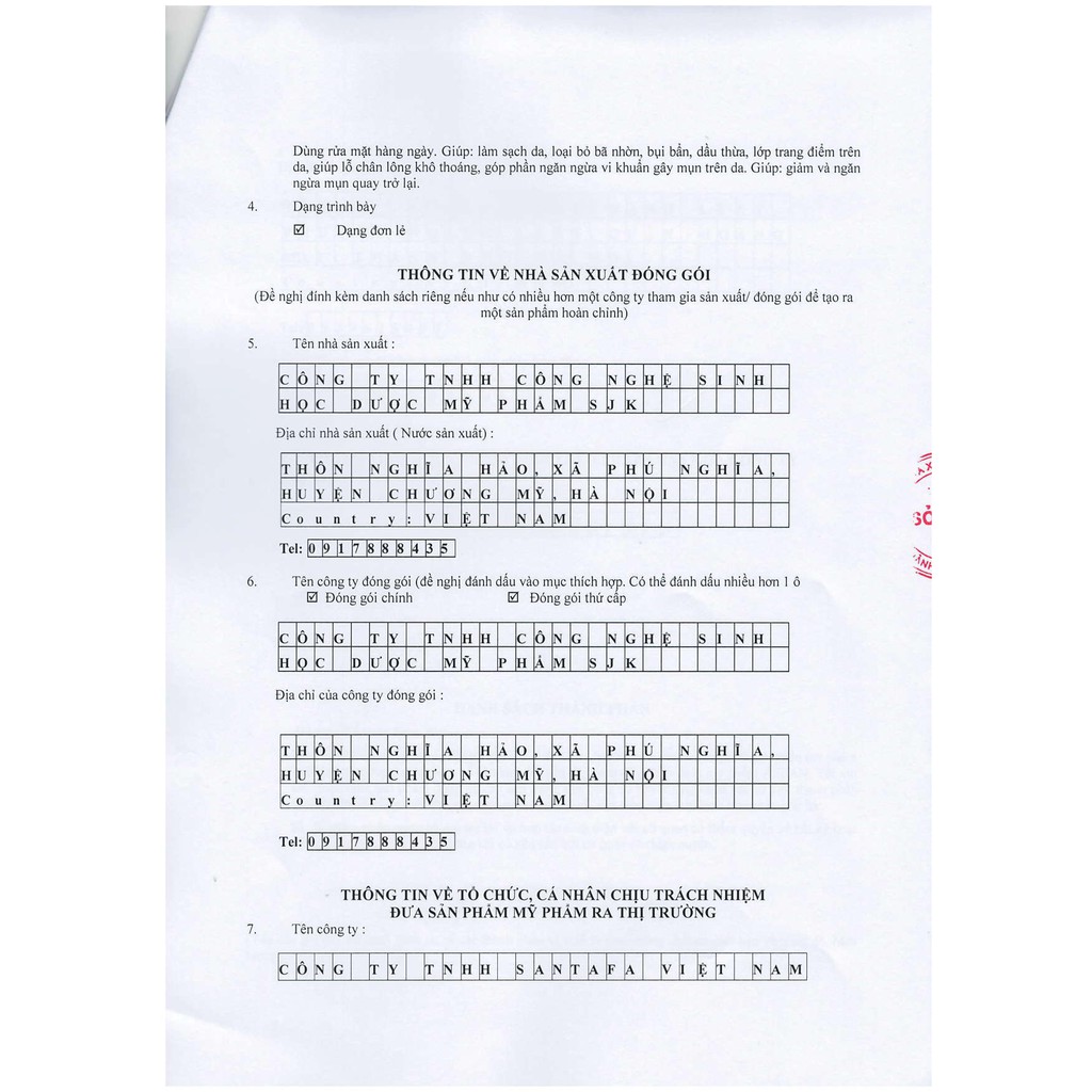 Sữa Rửa Mặt Giúp Làm Sạch Sâu, Ngăn Ngừa Mụn Acnevir Santafa- Đạt chuẩn GMP