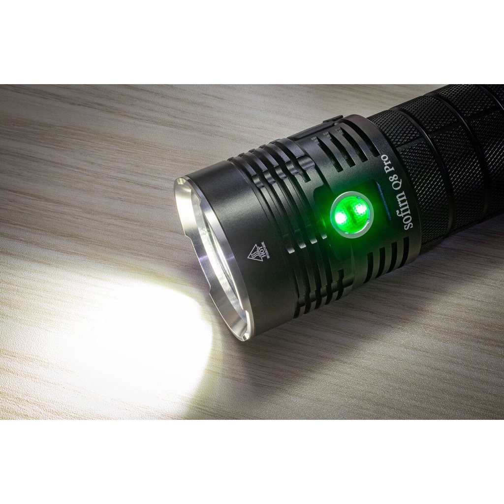 SET đèn pin Sofirn Q8 Pro siêu mạnh 11000 lumen 4* Cree XHP50.2 Anduril II sạc type C với nhiều nâng cấp hơn Q8