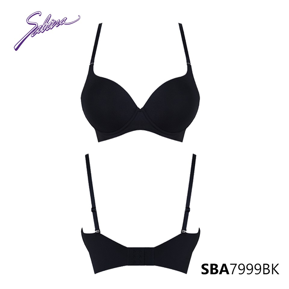 Áo Lót Mút Dày Siêu Nâng Ngực Gọng Silicone Không Gãy Bản Dây Không Viền May Doomm Doomm Wireless By Sabina SBA7999