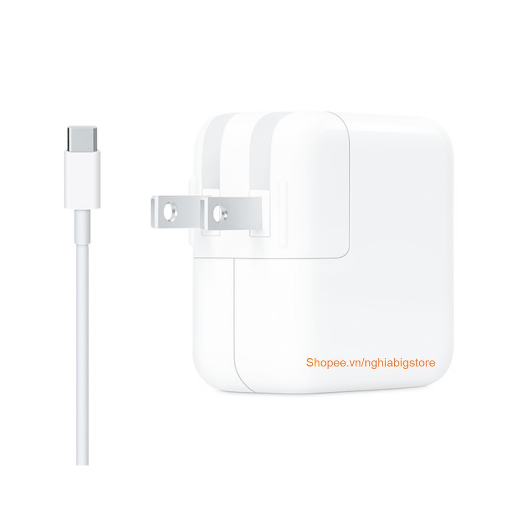 Adapter 30W Cáp USB-C Sạc Cho MacBook Air Retina 12 &amp;13 inch, Sạc Nhanh iPhone, iPad