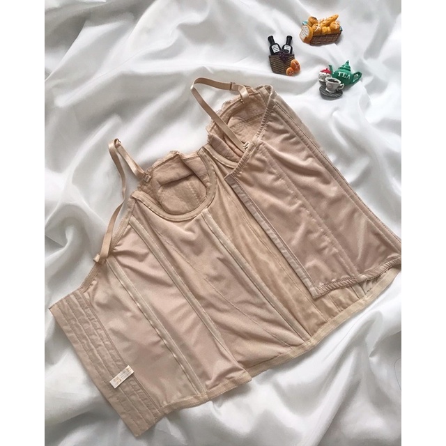 Áo corset phối ren 2hand