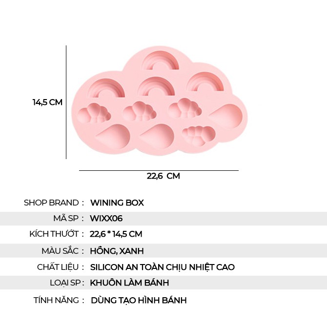 Khuôn Silicon Làm Thạch , Kẹo Cho Bé , Nhựa PP An ToànMẫu Hot 2021 Winingbox