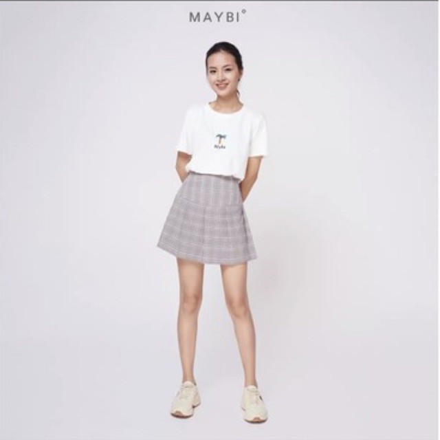 Chân váy xếp ly tennis Maybi size xs