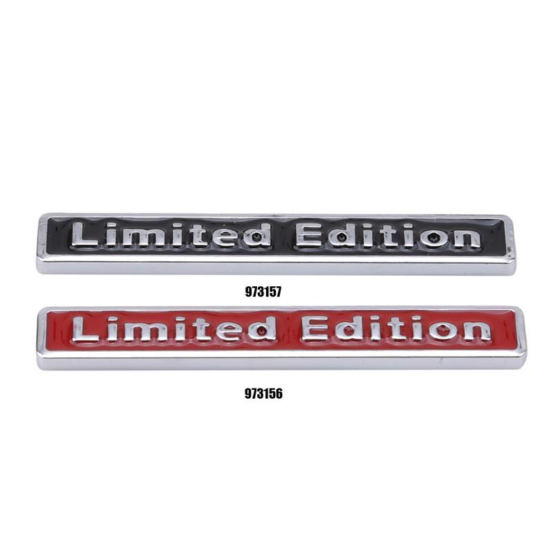 Miếng dán bằng kim loại họa tiết chữ Limited Edition 3d trang trí xe hơi