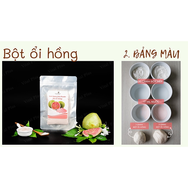 Bột trái cây - Bột Ổi Hồng -  - Pink Guava Juice Powder - Vital Plus - Shop Nhà Anise
