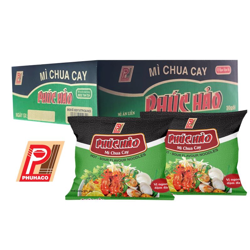 Mì Chua Cay Phúc Hảo - 30 gói - 65 gr | BigBuy360 - bigbuy360.vn