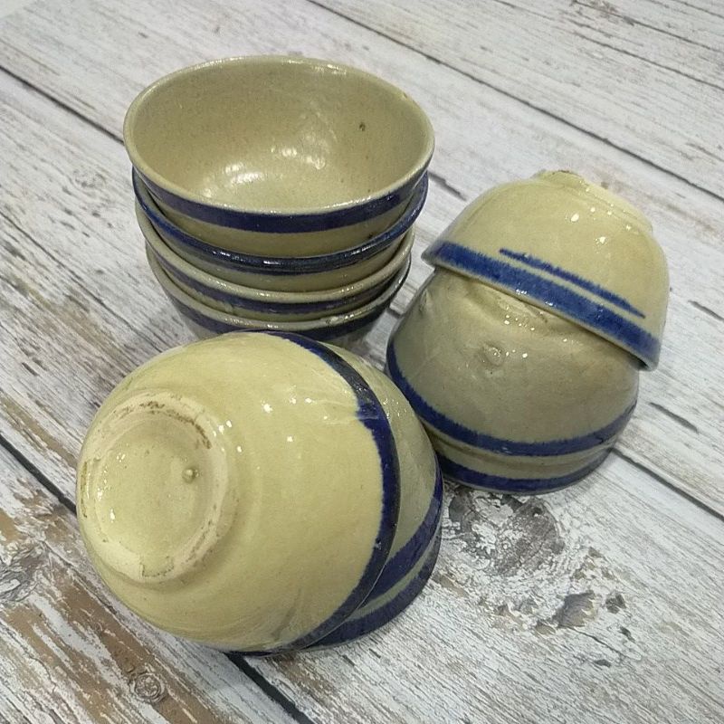 10 Chén Nướng Hột Vịt Lộn. Chén Bánh Bò Hay Chén Nhỏ Gia Vị Nhỏ 7*3cmk