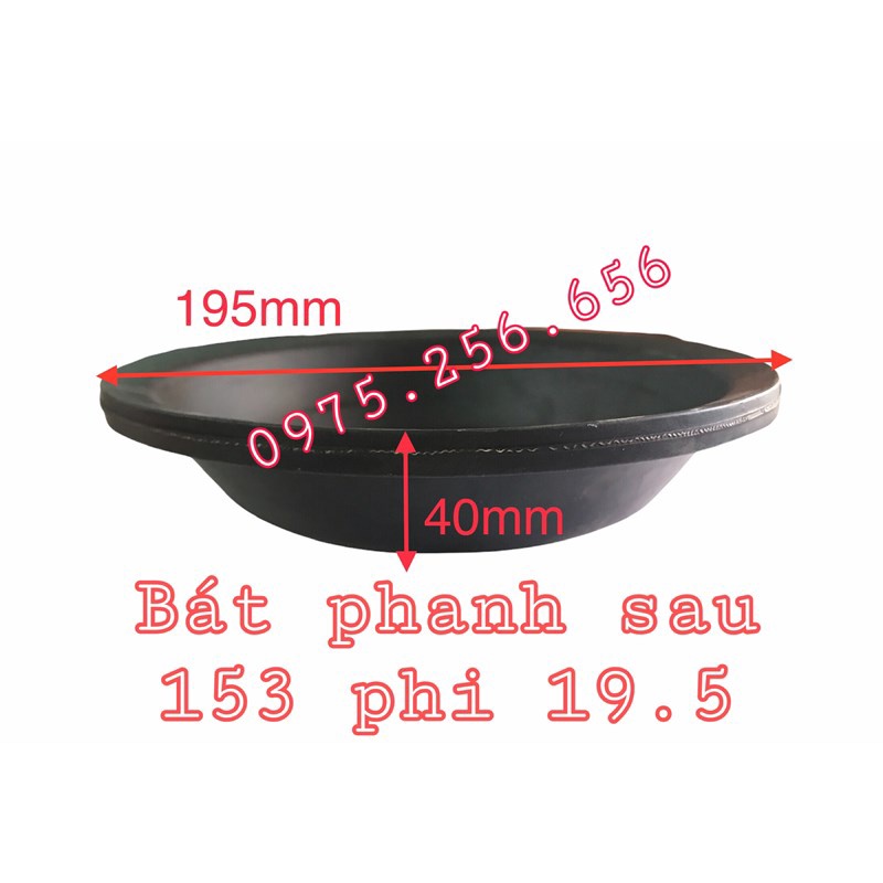 Bát phanh Sau 153 phi 19.5cm phụ tùng ô tô phụ tùng Hùng Lỳ
