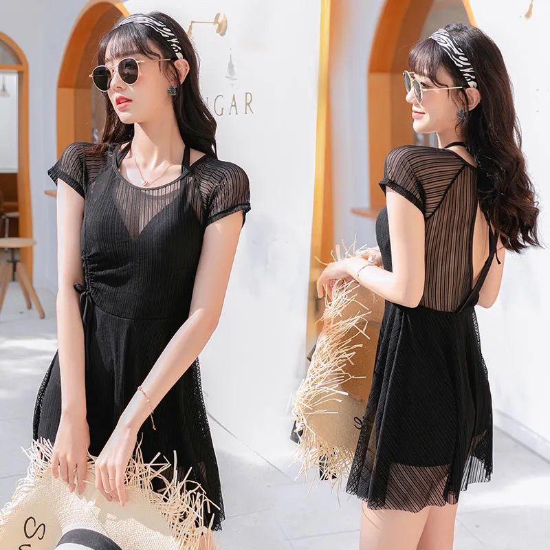 Đồ Bơi Một Mảnh Phối Lưới Phong Cách Hàn Quốc Quyến Rũ Cho Nữ | BigBuy360 - bigbuy360.vn